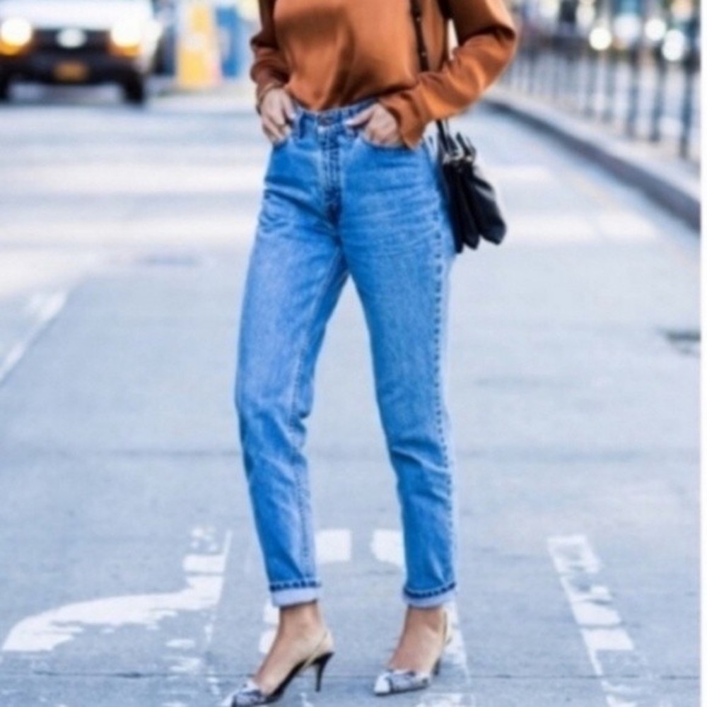 VTG Levi's 550 Relaxed Fit Tapered Leg High Rise Mom Jeans Size 10